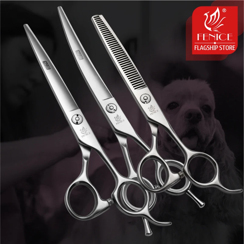Trimming Scissor Set - Fenice 6.5/7.0/7.5/8.0 Pet Grooming Scissors Set
