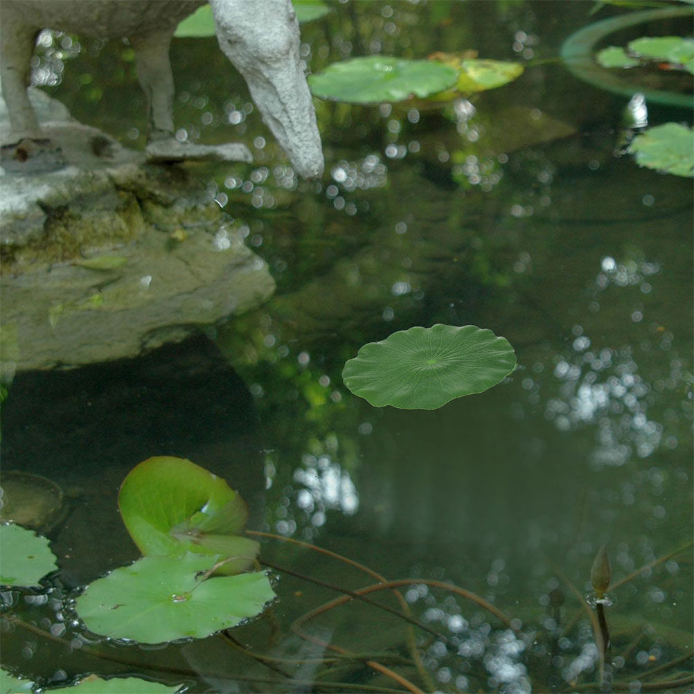 Aquarium For Planted Tank - 15Pcs Artificial Lily Pads Realistic Floating