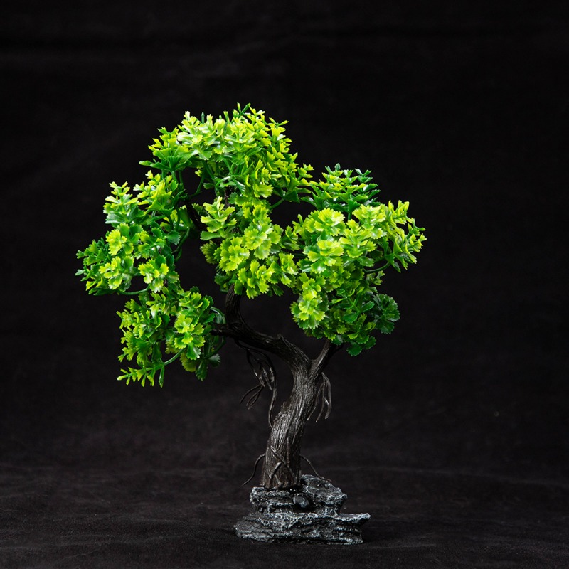 New Simulation Moss Tree Fish  - огляд і ціна Planted Aquarium With Sand