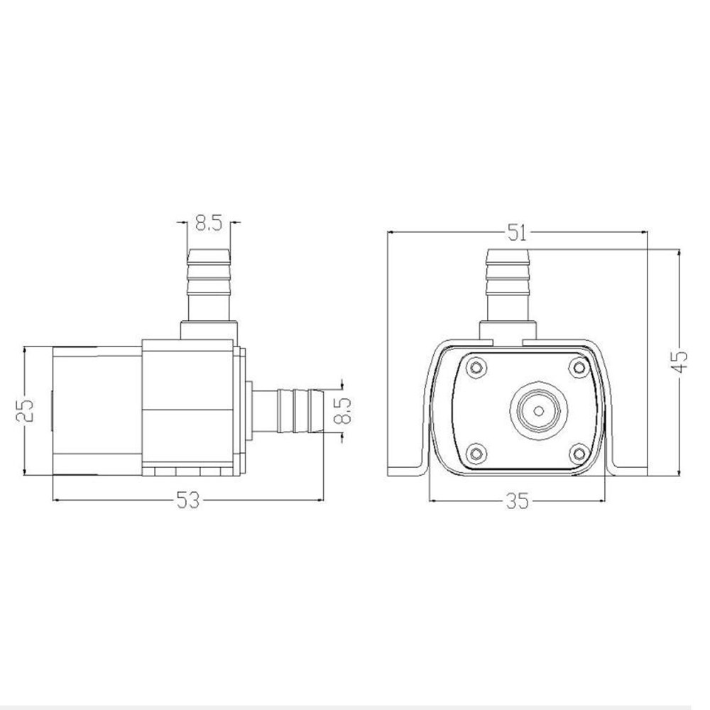 240L/H DC12V Micro Water Pump  - огляд і ціна Planted Aquarium Cycling