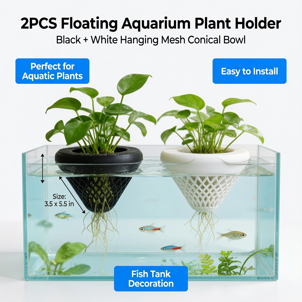 2PCS Floating Aquarium Plant H - огляд і ціна Aquarium Plant Growth