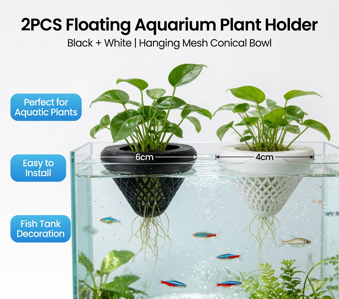 2PCS Floating Aquarium Plant H - огляд і ціна Aquarium Plant Growth