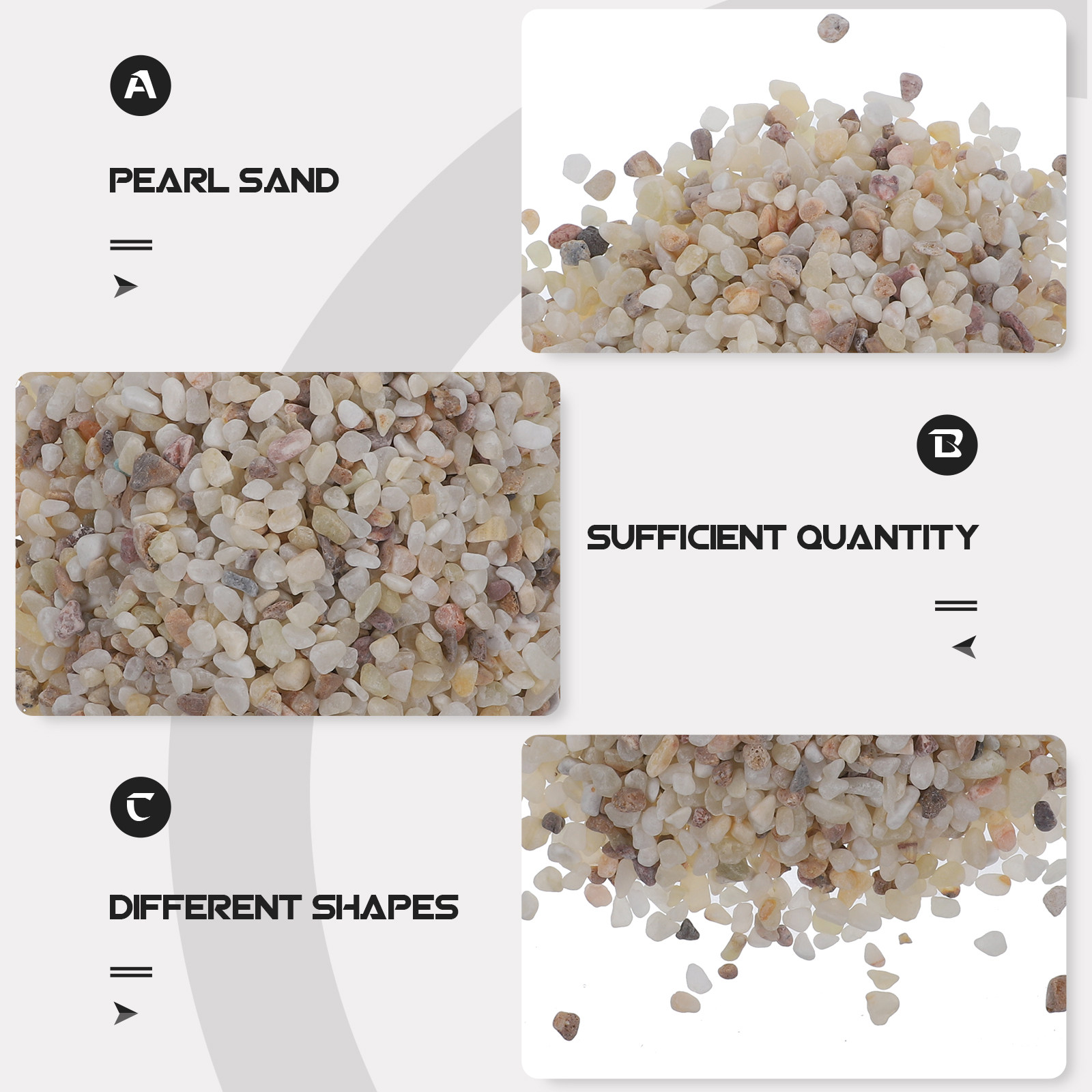 1Set Smooth Colorful Aquarium  - огляд і ціна Aquarium Plant Gravel
