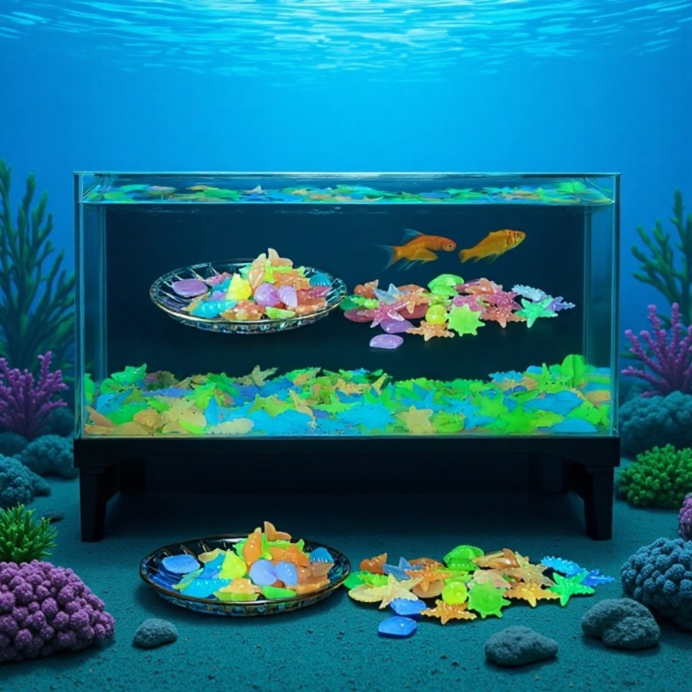 Glowing Luminous Ocean Stones  - огляд і ціна Aquarium Plant Order