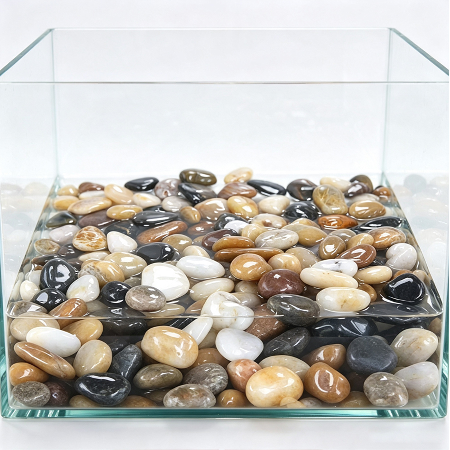 300-700g Smooth River Pebbles, - огляд і ціна Aquarium For Planted Tank