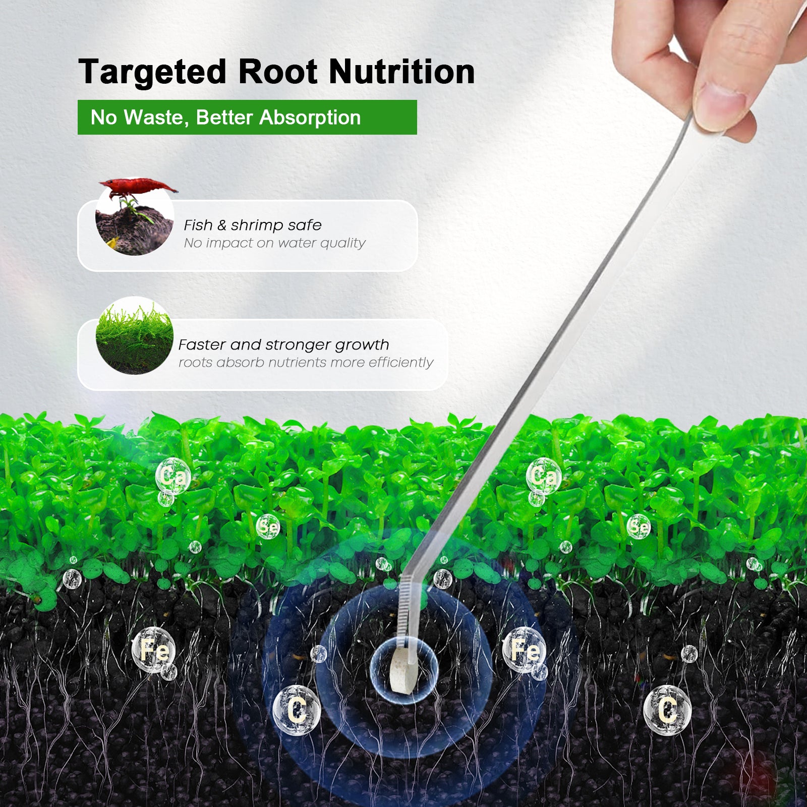 FZONE Root Tabs Freshwater Aqu - огляд і ціна Aquarium Plant Fertilizer