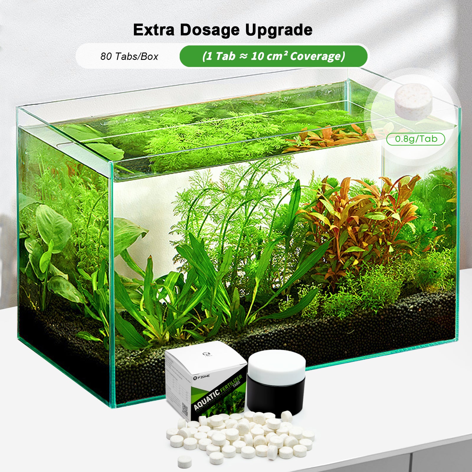 FZONE Root Tabs Freshwater Aqu - огляд і ціна Aquarium Plant Fertilizer