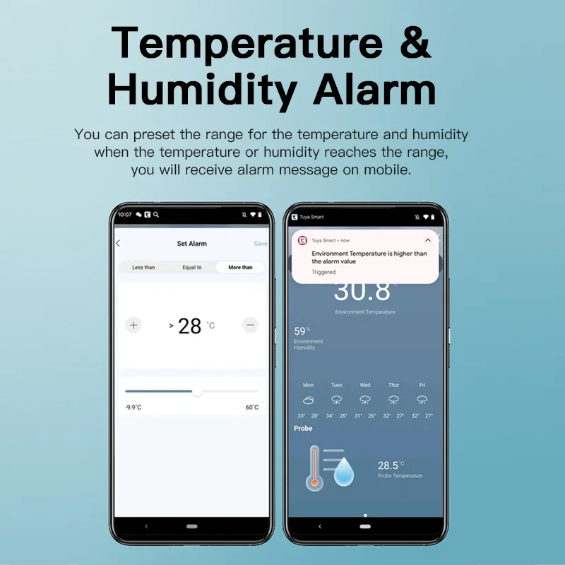 Tuya WiFi Temperature Humidity - огляд і ціна Aquarium Plants
