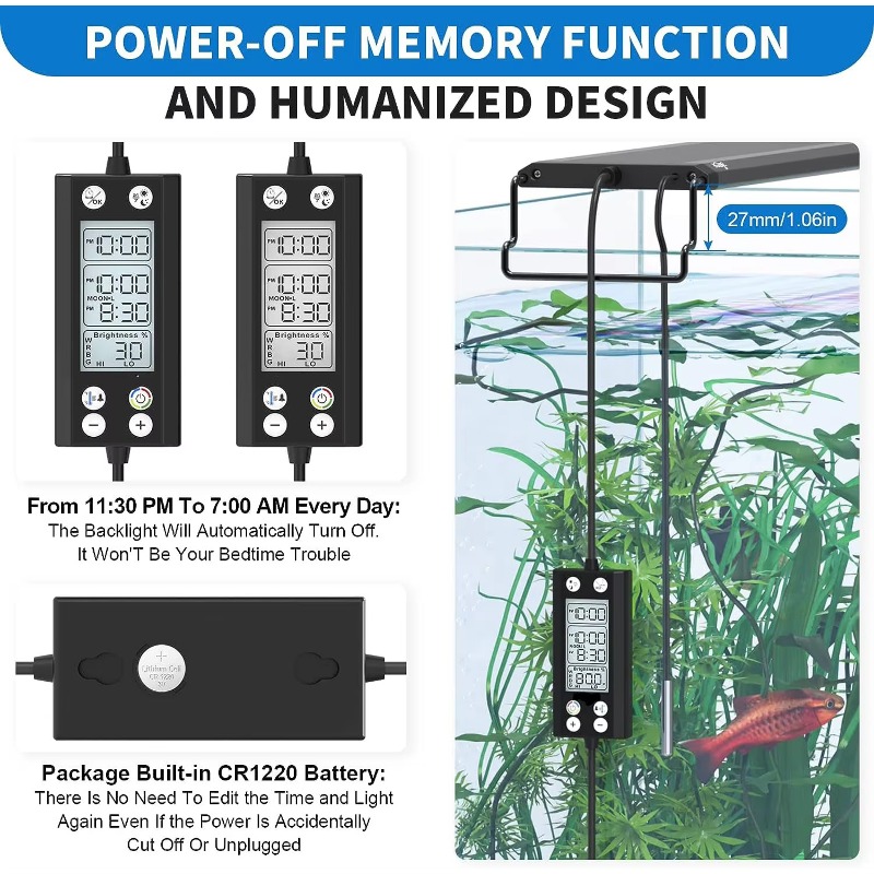 24/7 programmable aquarium lig - огляд і ціна Planted Aquarium Cycling