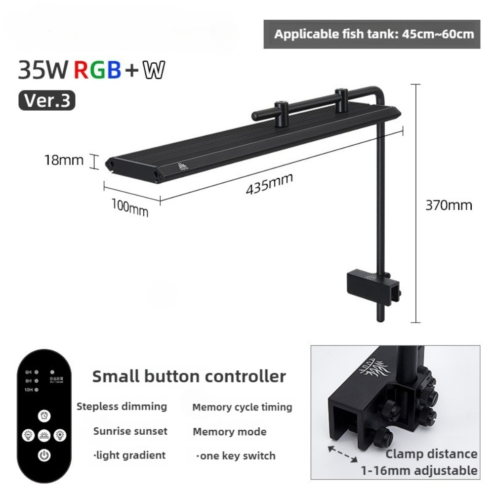 LED Aquarium Light Sunrise Day - огляд і ціна Planted Aquarium Cycling