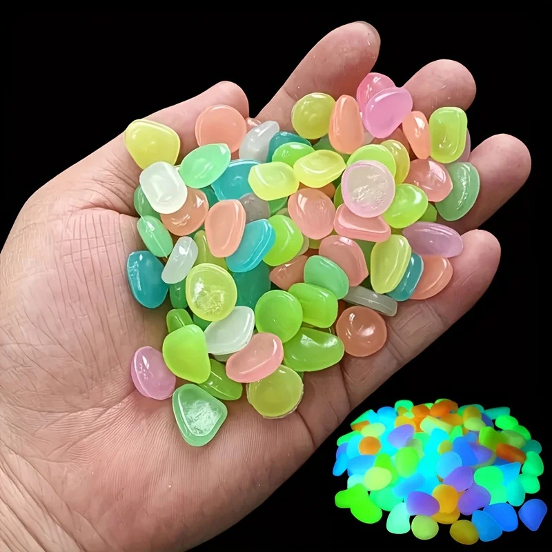 50-200pcs Glow in The Dark Peb - огляд і ціна Aquarium Plant Order
